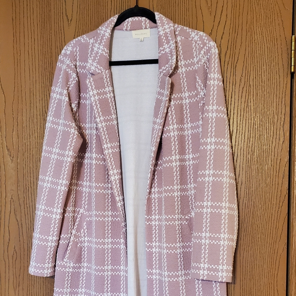 Pink Long Soft Blazer